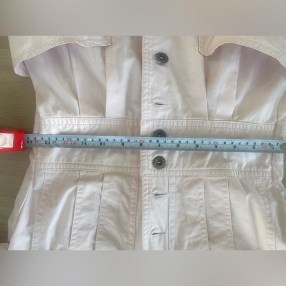 VINTAGE 80’s utility dress Size S/M new-like condition 100% thick cotton - Picture 14 of 16